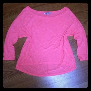 AE Bright Off Shoulders Top